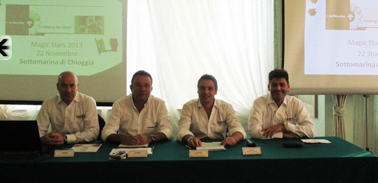 Lo staff tecnico di Selecta Italia
